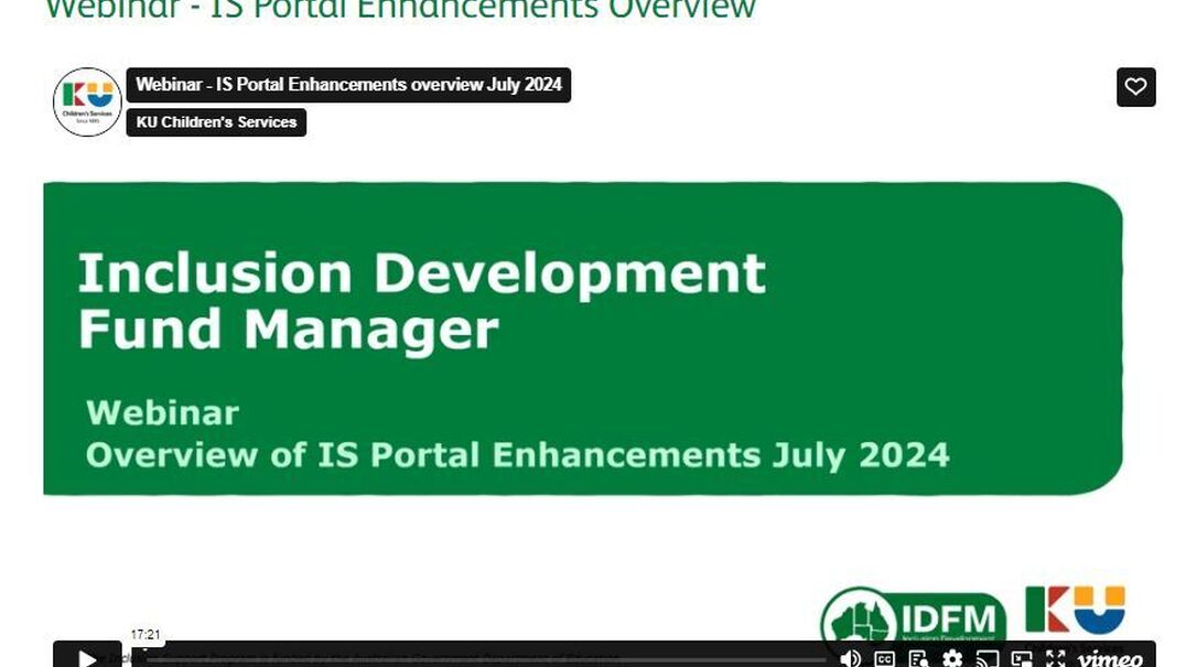 ISP enhancements webinar