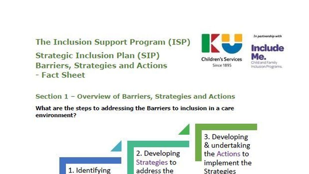 SIP Barriers Strategies and Actions Fact Sheet